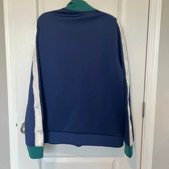 NWT Prince Men’s Pickleball Front Full Zip Warm-up Jacket Size XXL Navy White - Picture 4 of 8